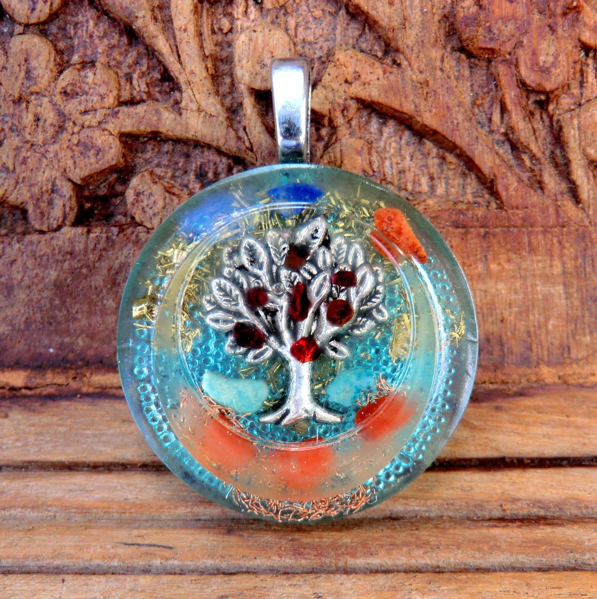  Granátový Strom Života * Amuletový šperk