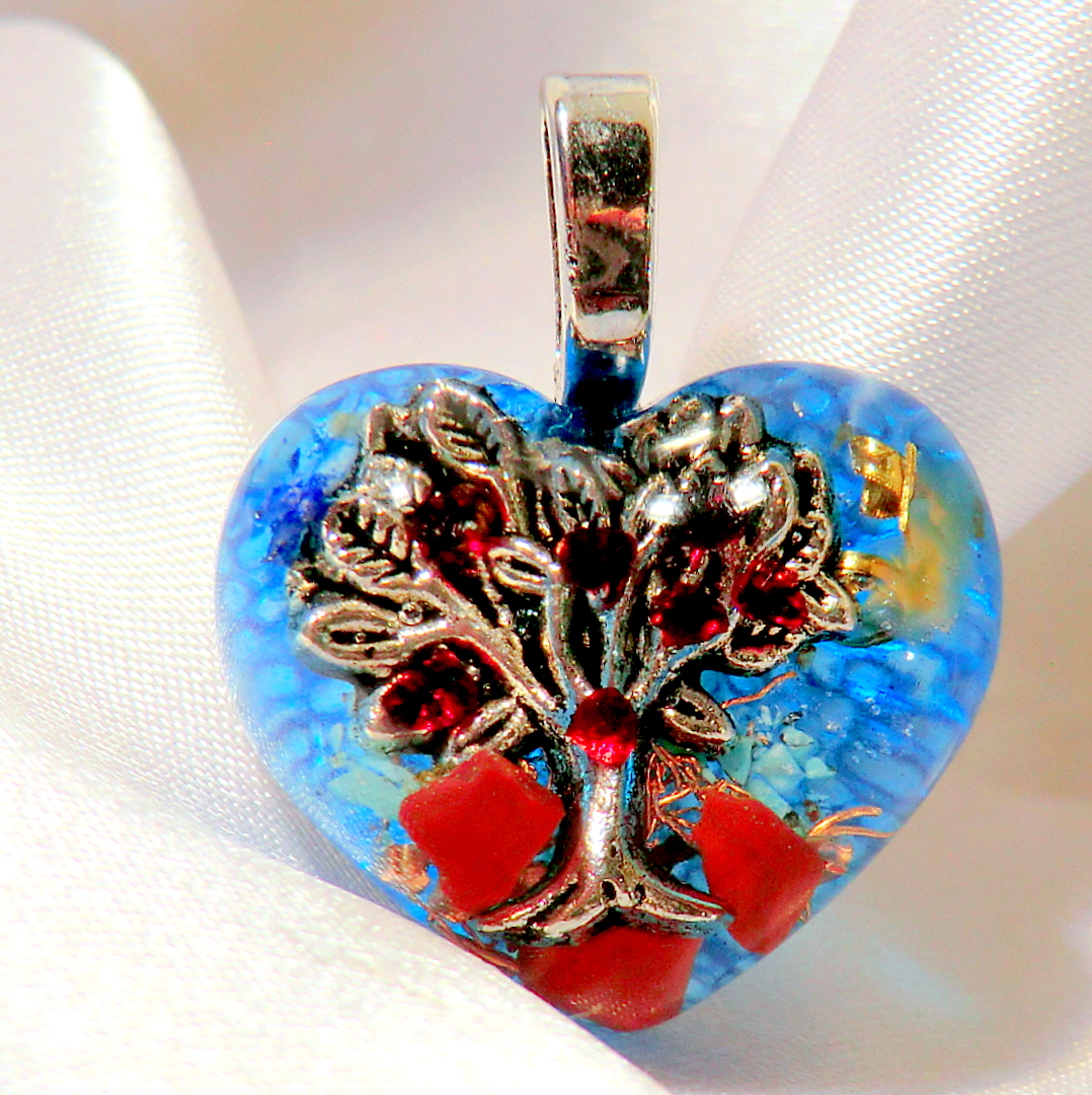 Orgonit A - Strom Života se 7*granátky * blankyt