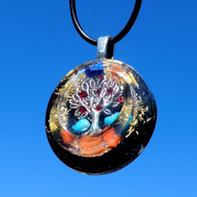  Granátový Strom Života * Amuletový šperk * černý