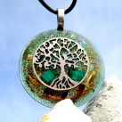 Strom Života *13*  Amulet * Malachit s granáty