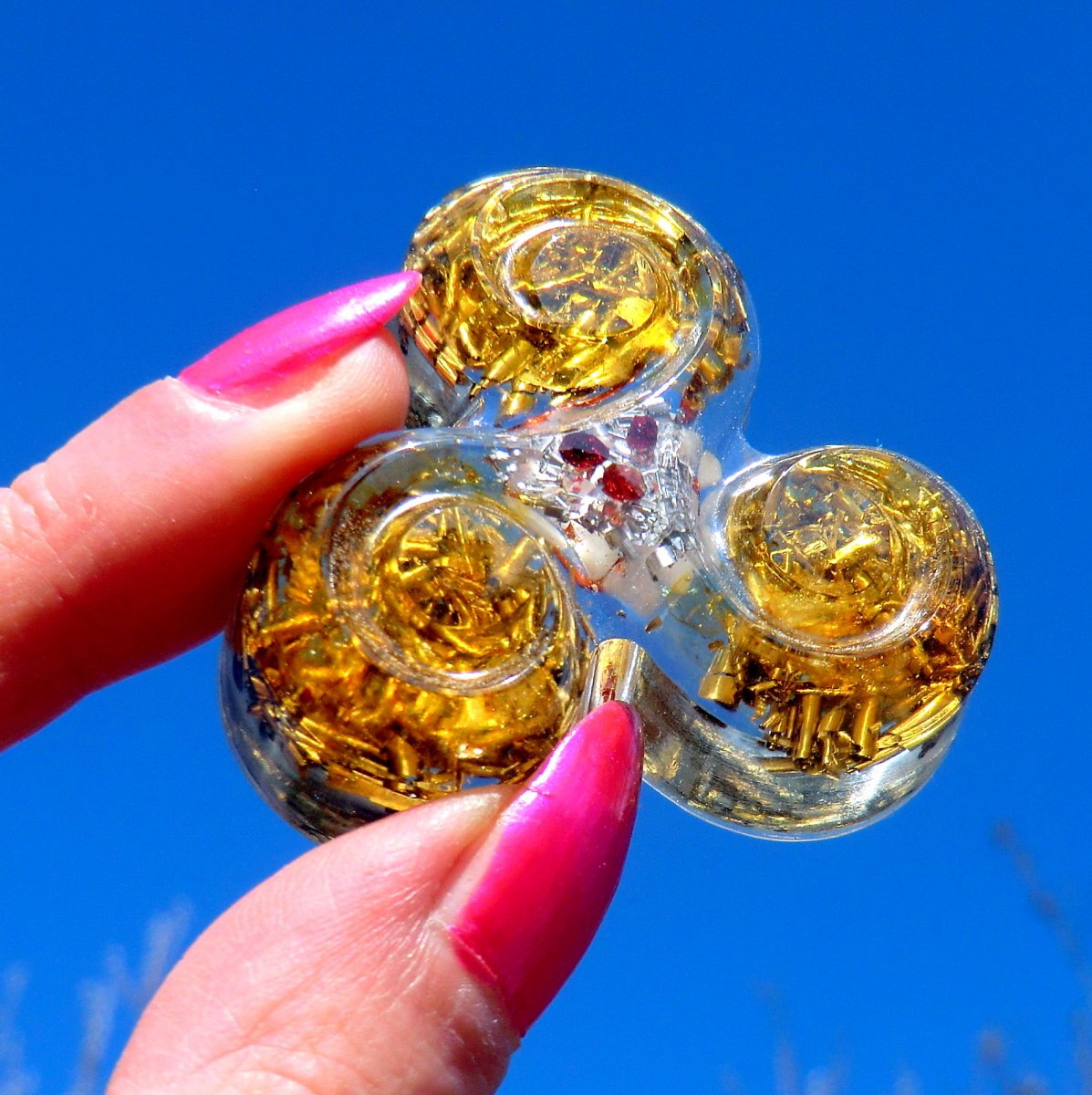 Amulet vířivé Energie * Citrínový Triskelion