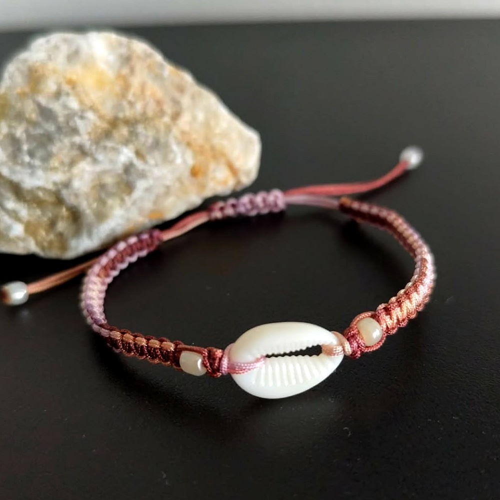 Náramek Shamballa s korálky