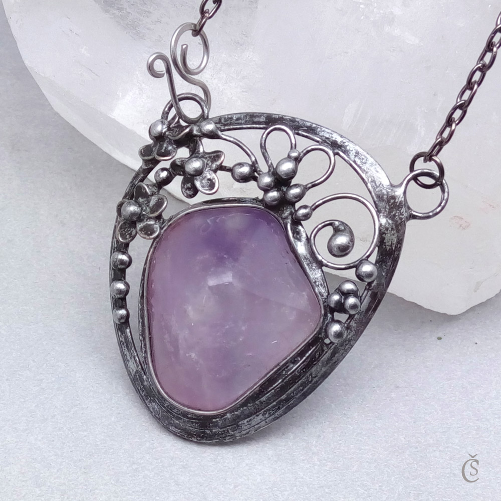 Náhrdelník - Ametyst