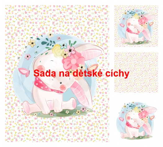 Autorská sada bavlněných panelů na peřinku č.36