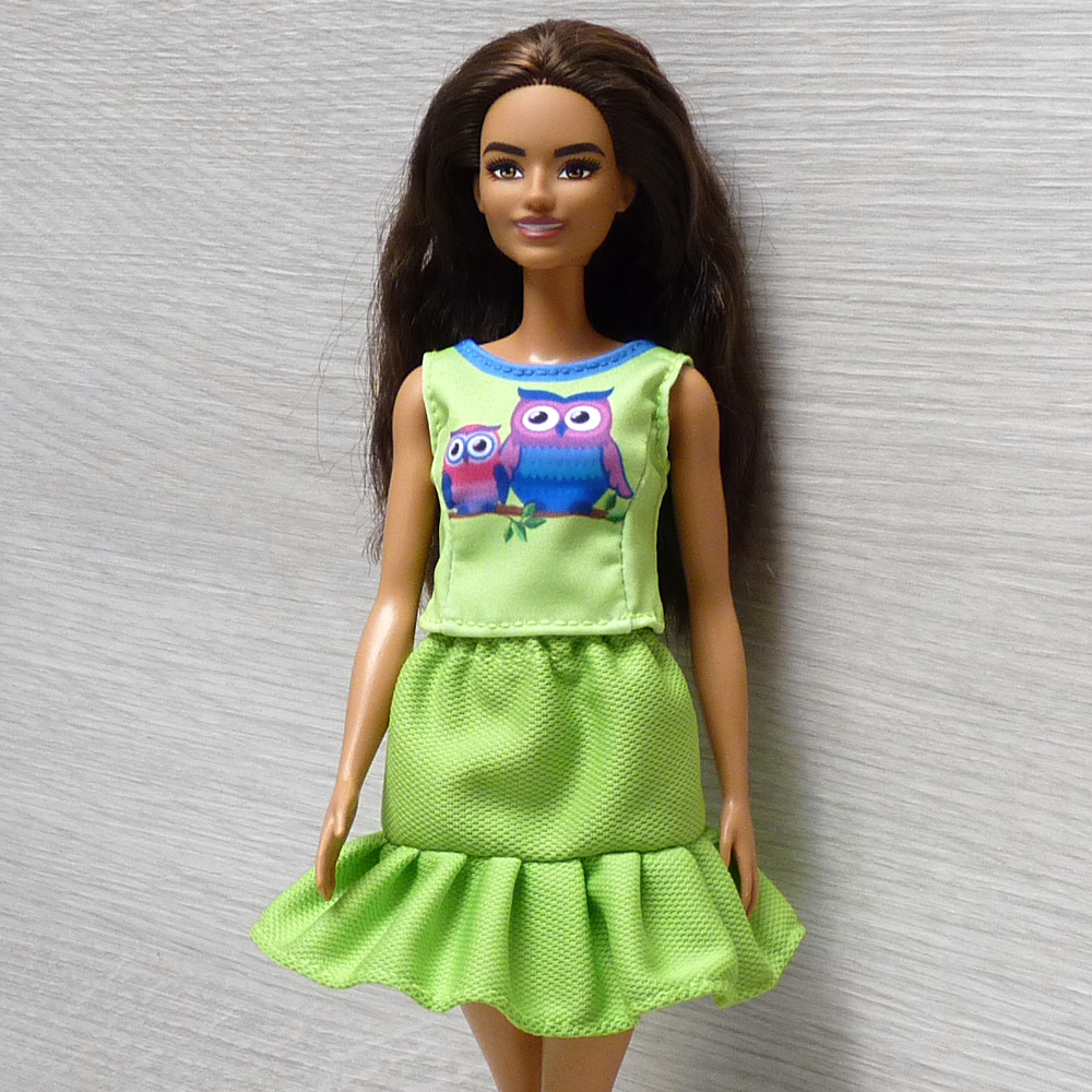 Tílko se sovičkami pro Barbie