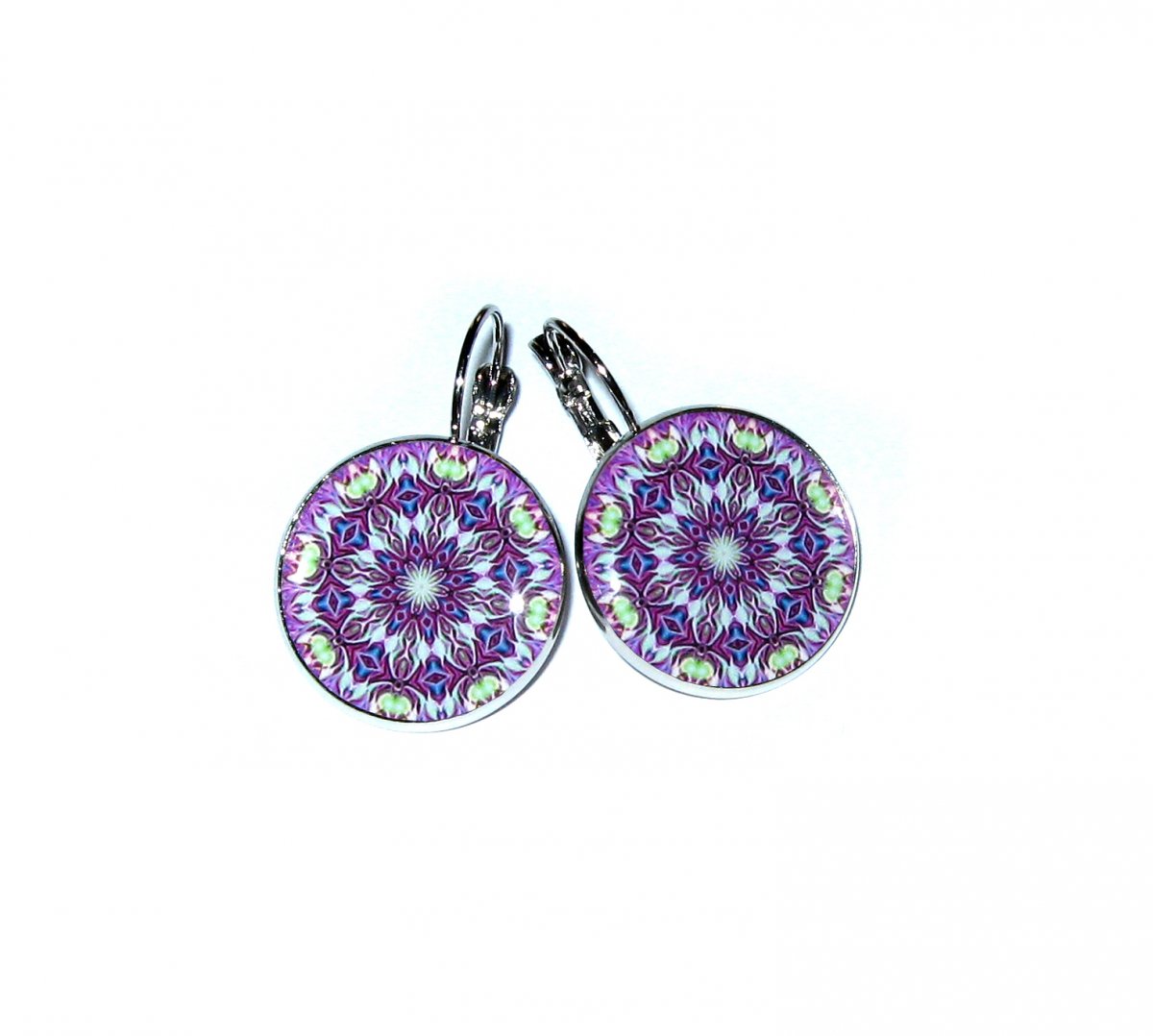 Náušnice...Mandala Oktagramu a mystiky.