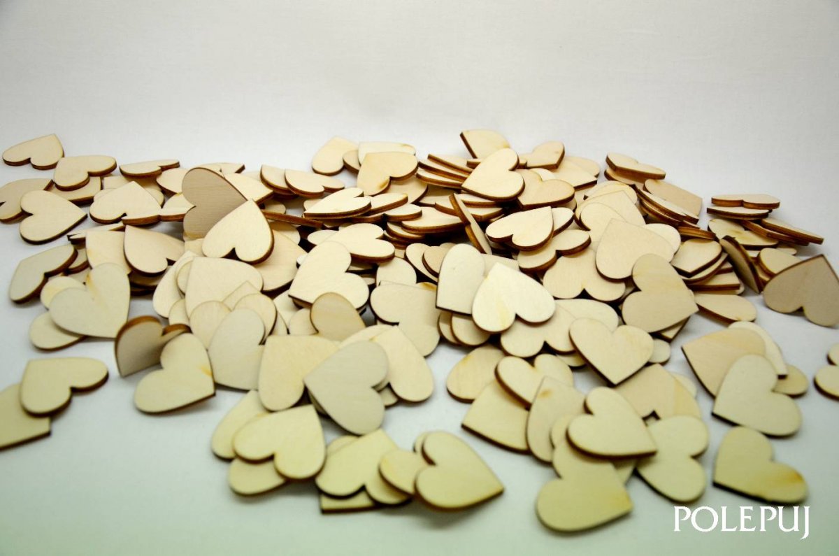 Srdíčka 3 cm - 200 ks výhodné balení