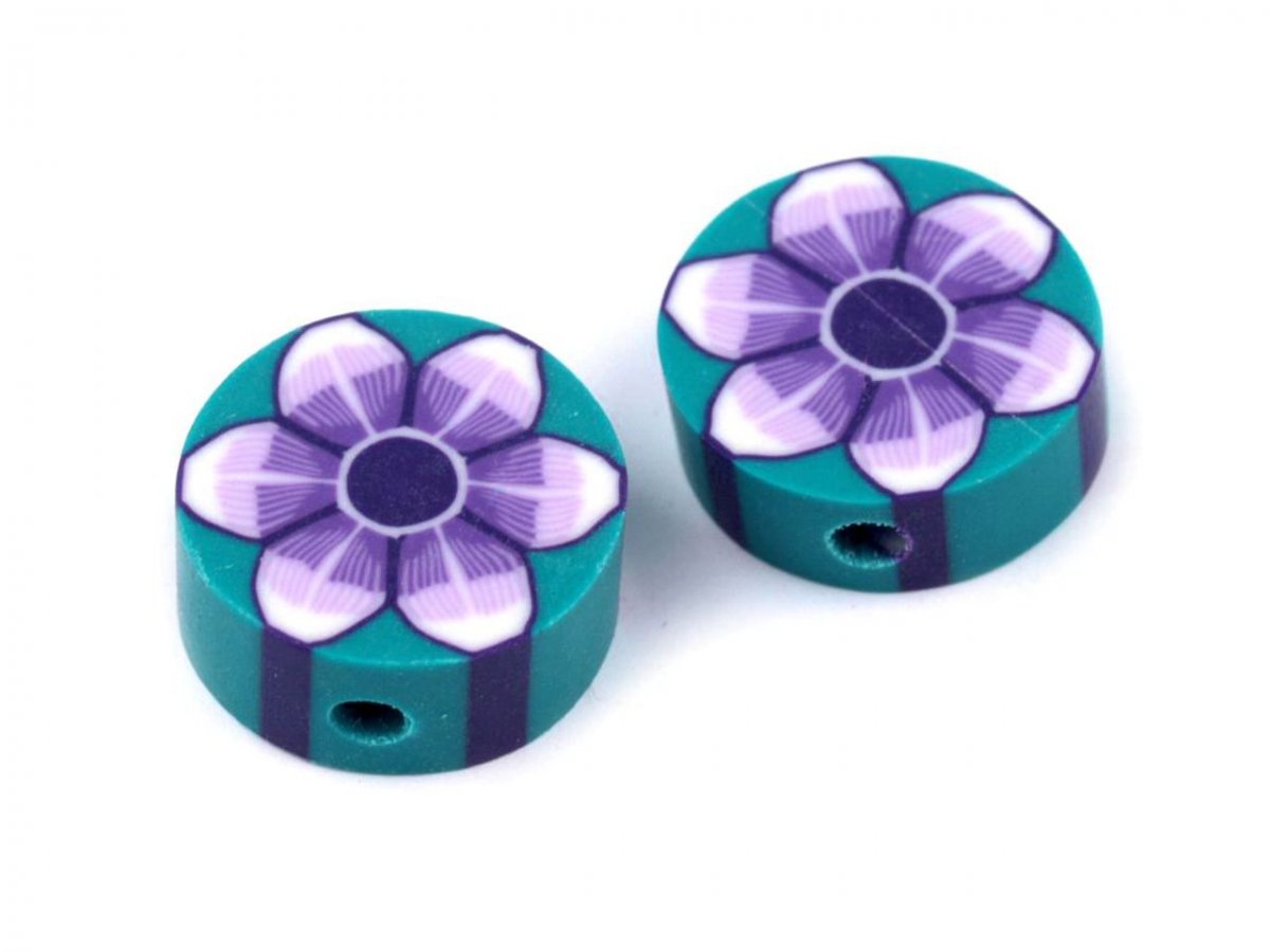 Korálky Fimo - 5 kusů.