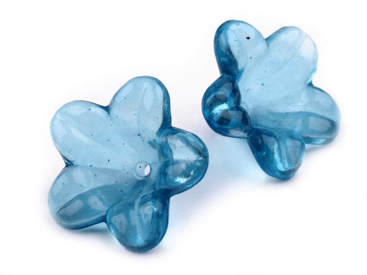 Zvoneček plast Ø12mm -10ks modrá