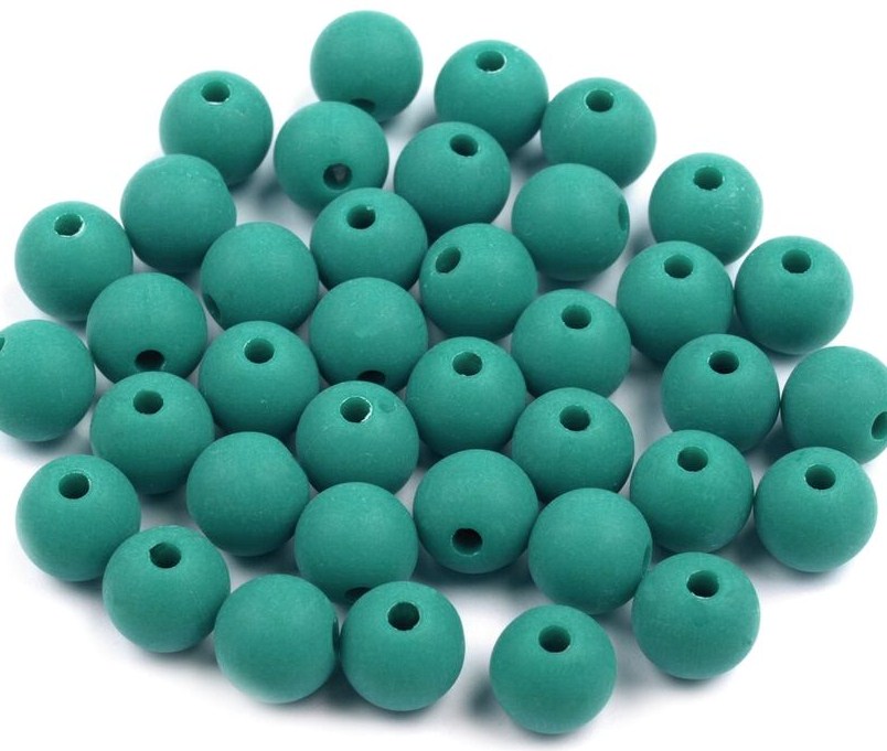 Plastové korálky - 30 kusů.