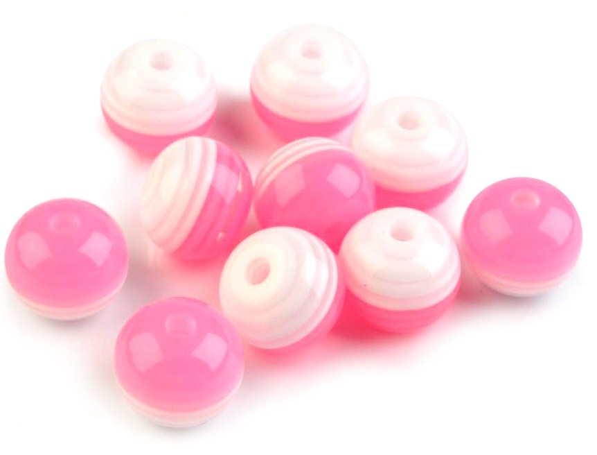 Plastové korálky - 5 kusů.