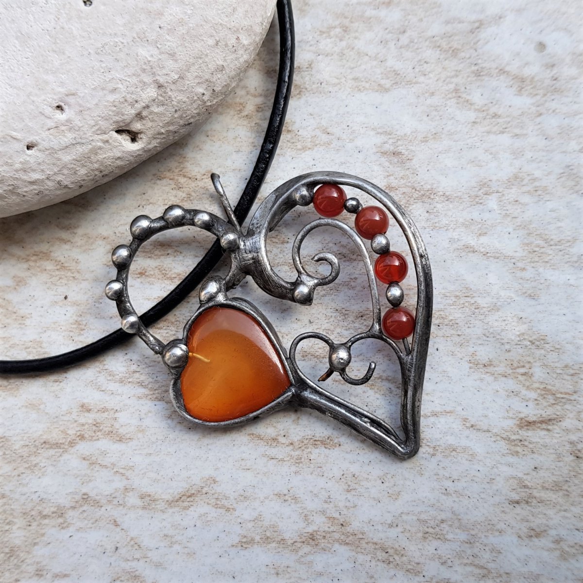 ELODIE heart náhrdelník