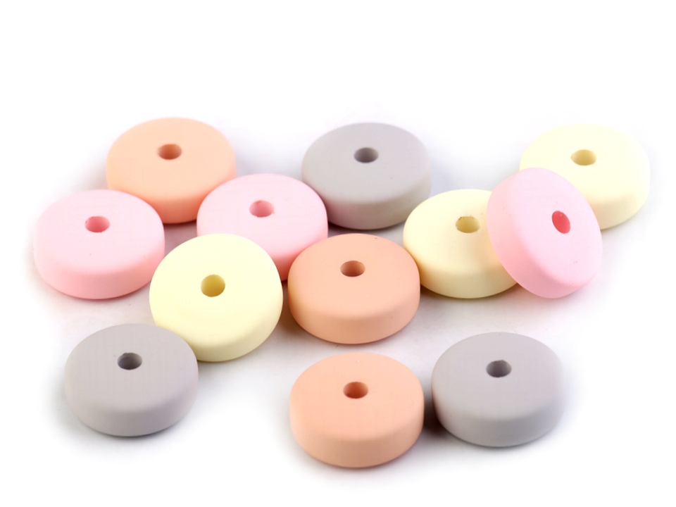 Plastové korálky - 10 kusů