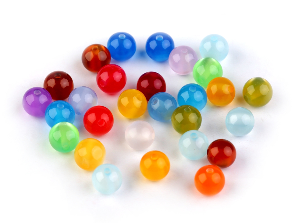 Plastové korálky 