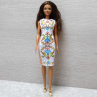 Šatičky s ornamenty pro Barbie