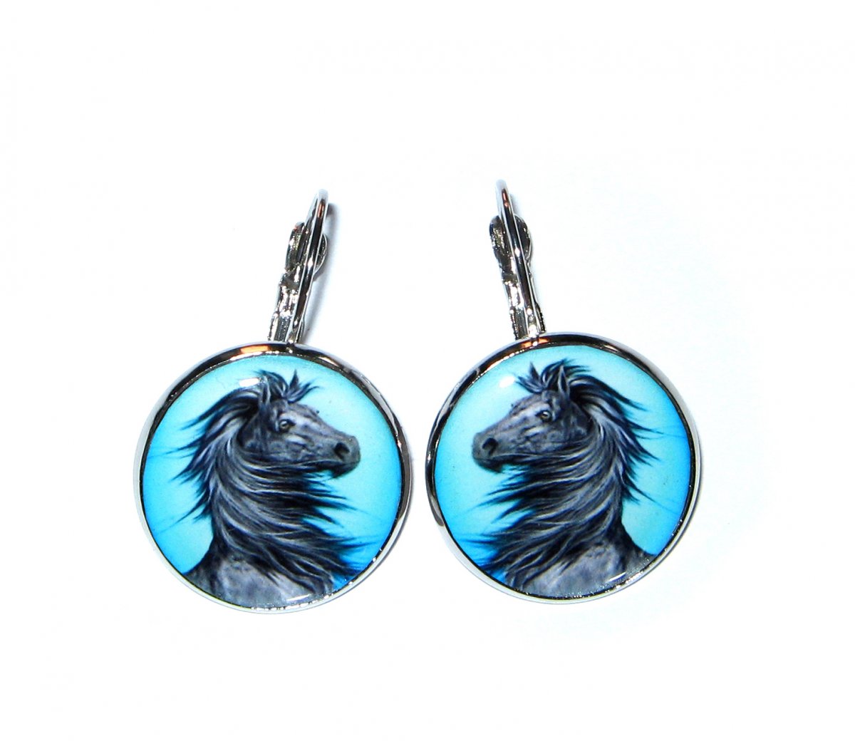 Náušnice...Kůň jako symbol 