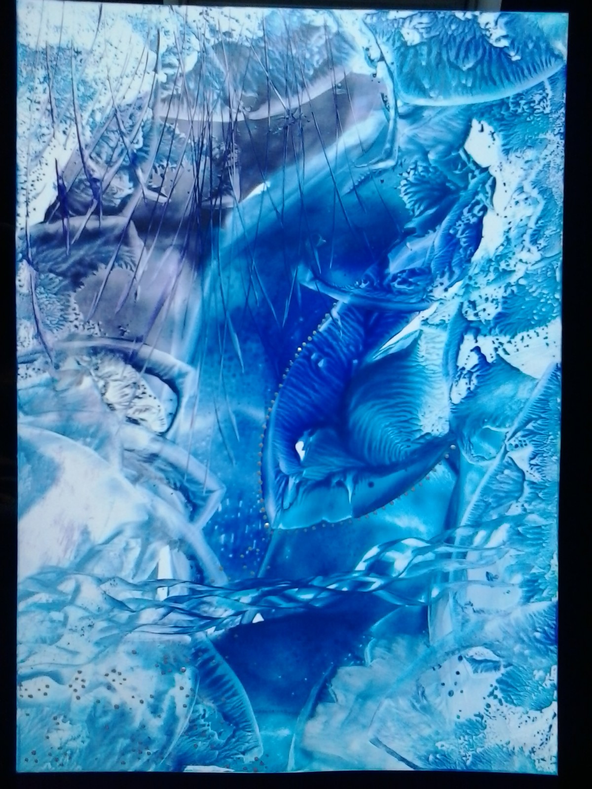 Za vodami - enkaustika