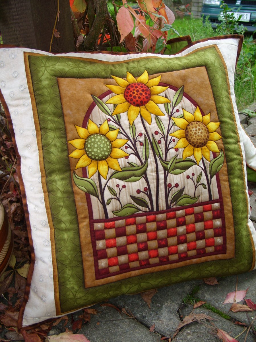 Polštářek - Slunečnice