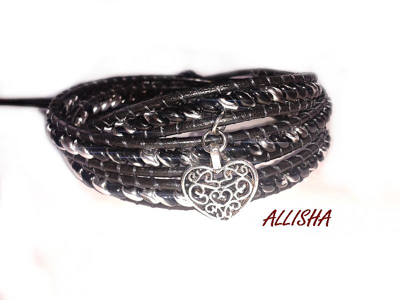 Kožený náramek Agysha