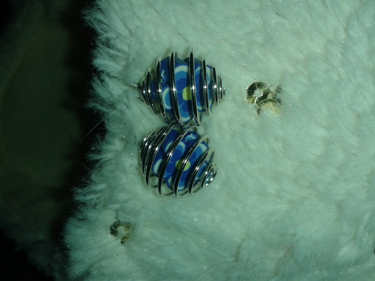 NÁUŠNICE - kytička v kleci 