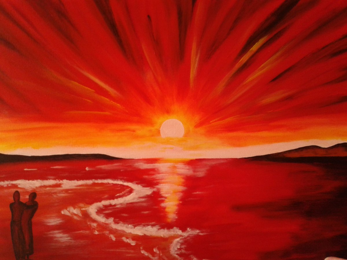 Procházka při západu