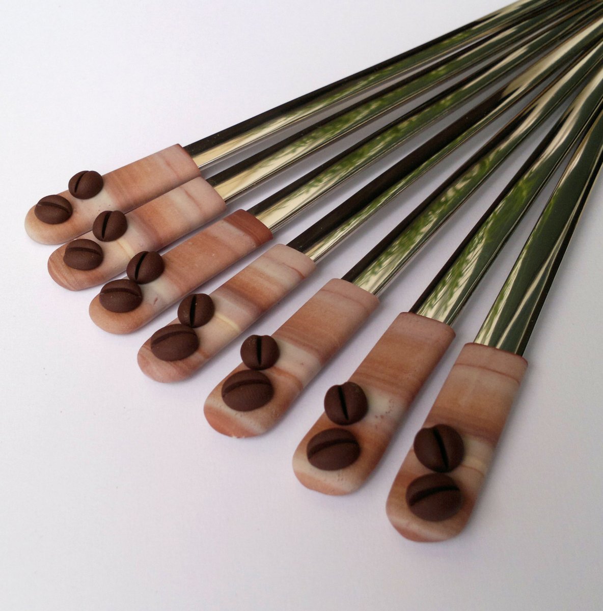 Latte lžičky- 22,5cm. Kafíčko