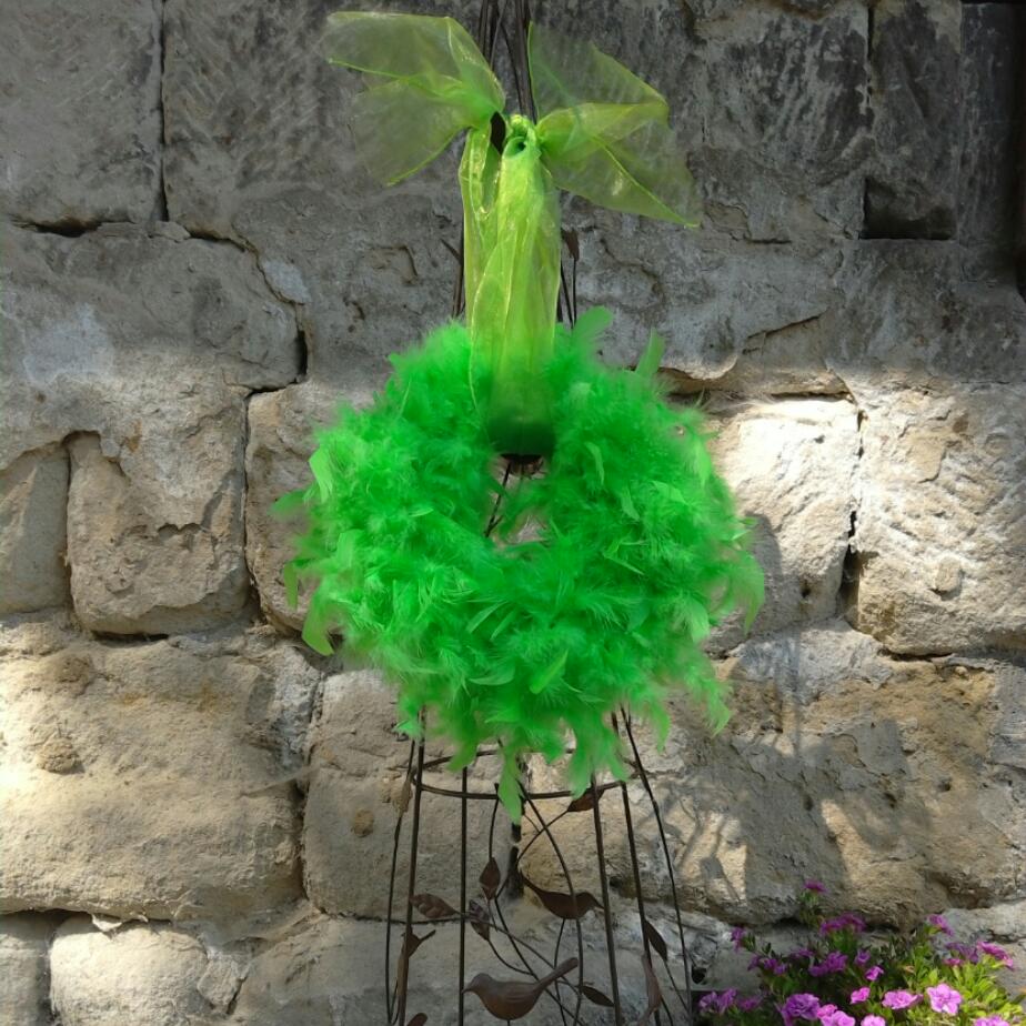 Dekorační věnec-Zelená je fajn