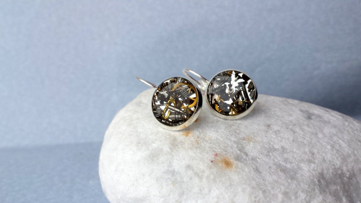 Steampunkové náušnice II.