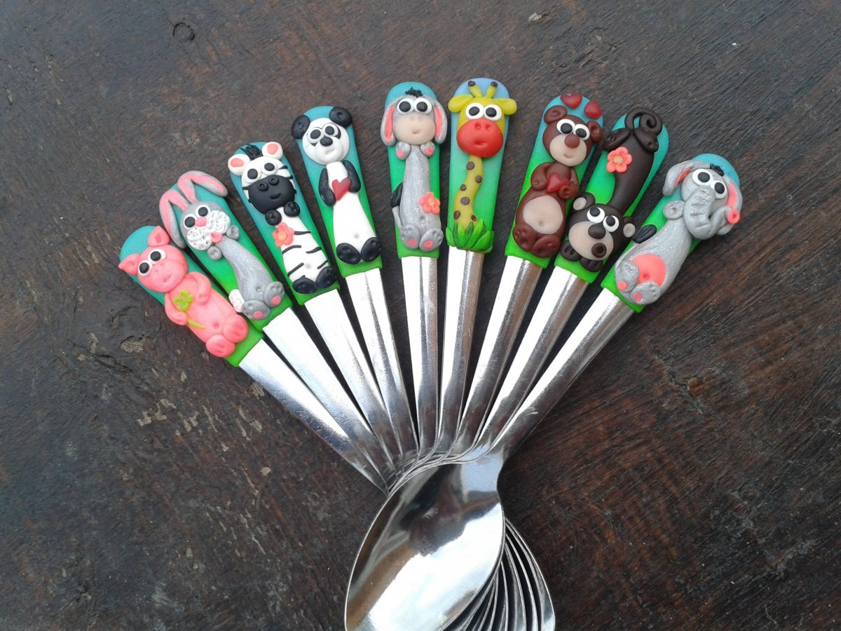 Čajová lžička - zviřátka