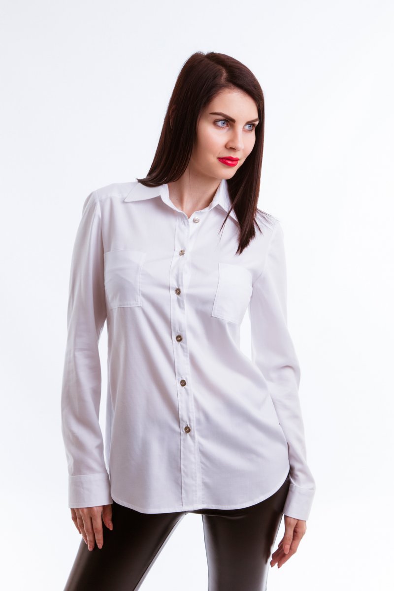 Bambusová košeľa biela-NEILA