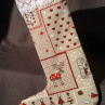 Mikulášská bota na nadílku - Vánoční patchwork