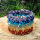 Náramek "Čakrový" s tyrkenitem