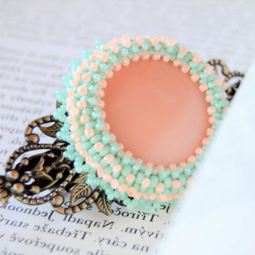 Mentol s broskvemi- spona do vlasů