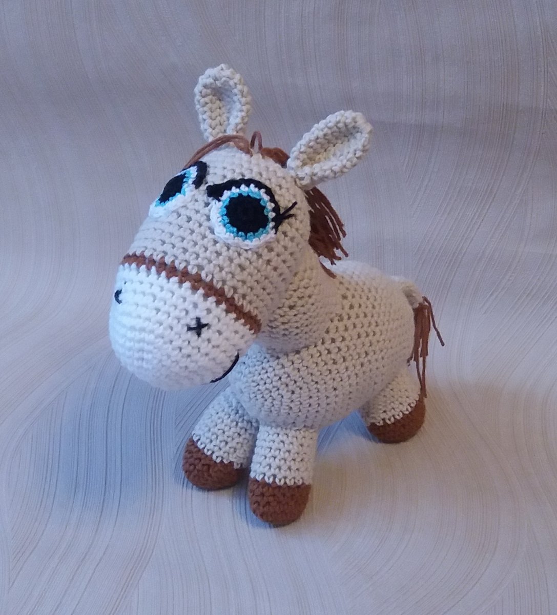 NÁVOD - Háčkovaný Koník Otík