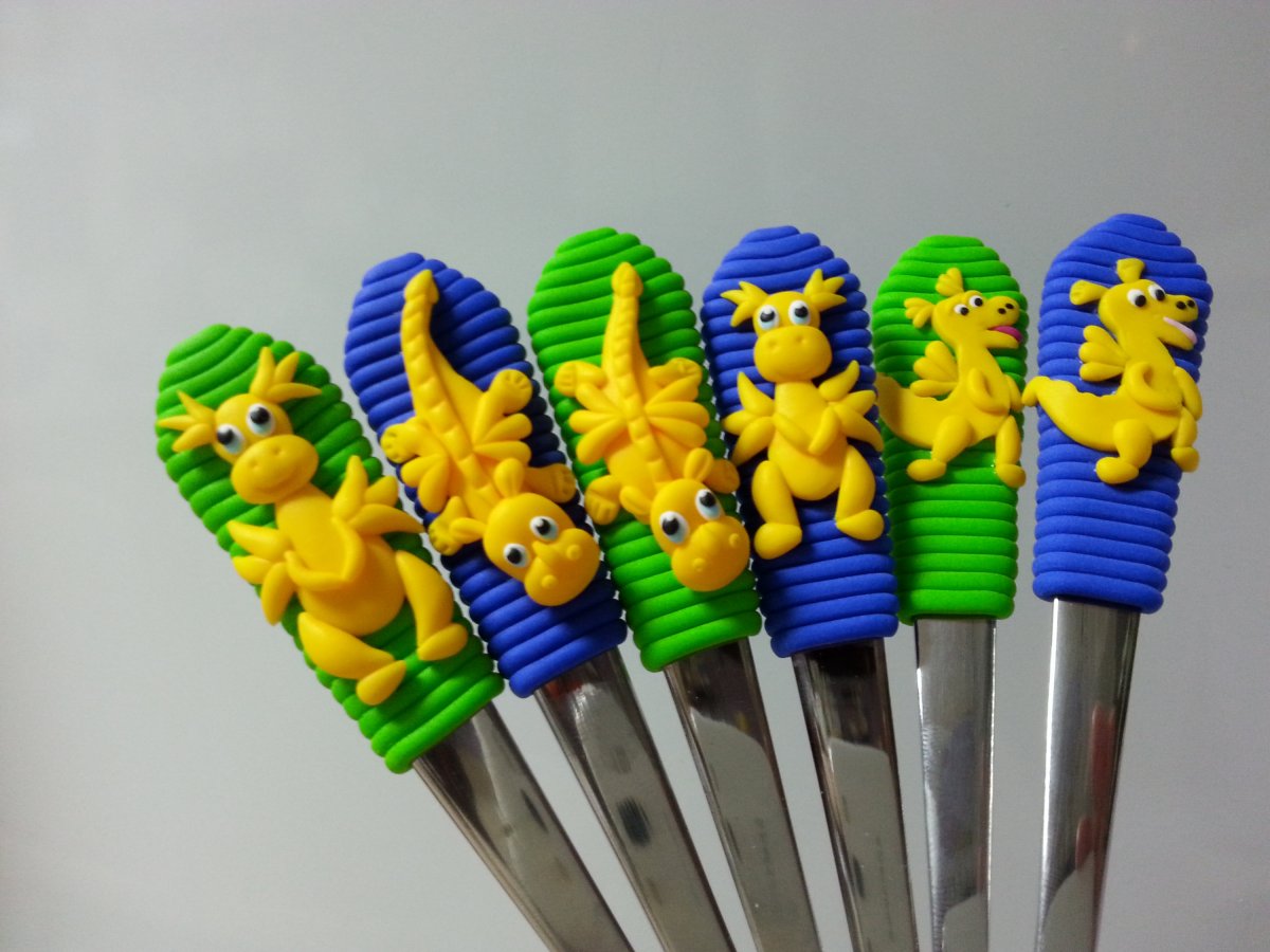 Dětská polévková lžíce dráčci