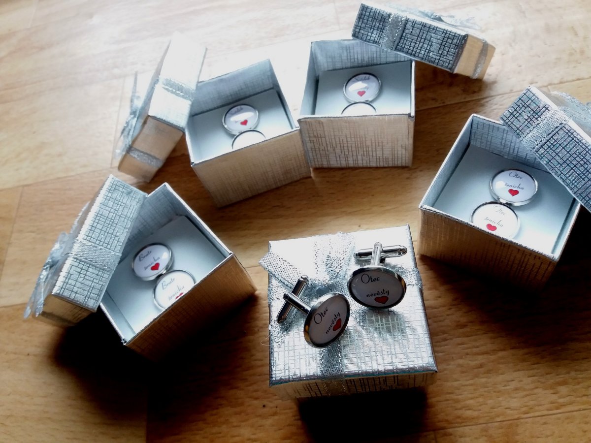 Svatební manžetovky