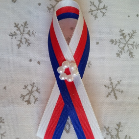 Vývazek - mašle trikolora