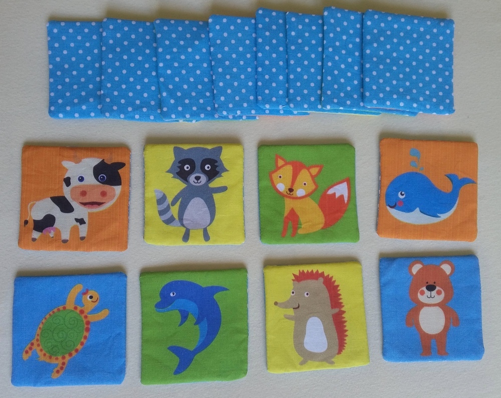 Látkové pexeso - 8 párů