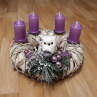 Adventní věnec,,svícen