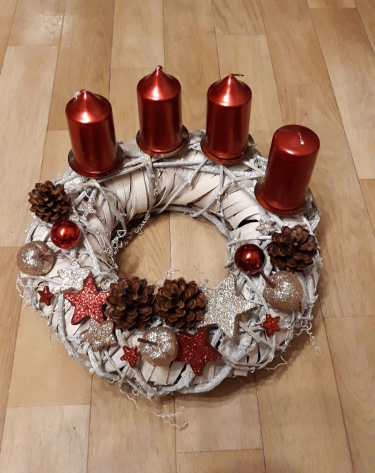 Adventní věnec,svícen