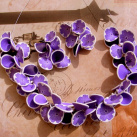 Fimo sada - lupínková fialová s květem