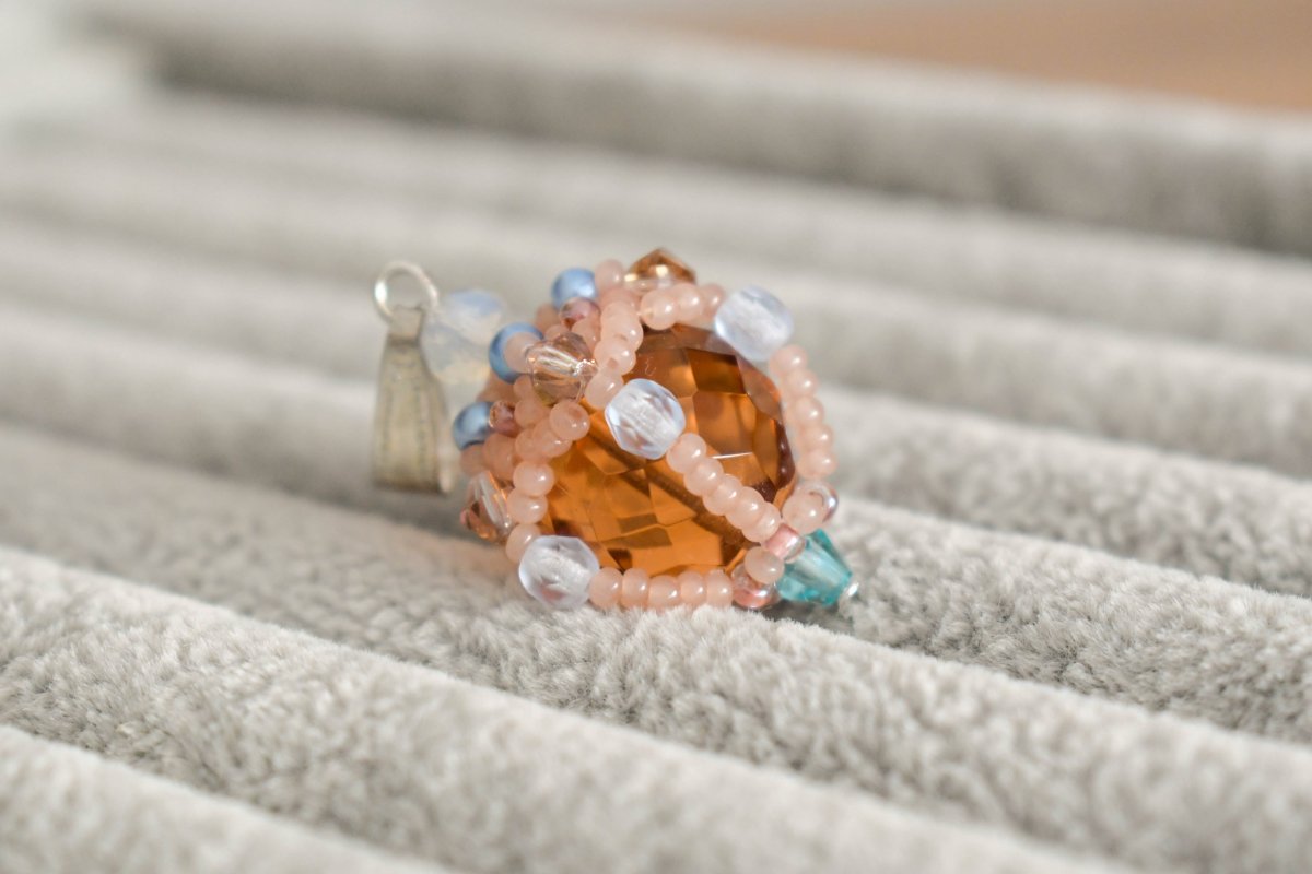 Zimní pohádka - přívěšek na krk