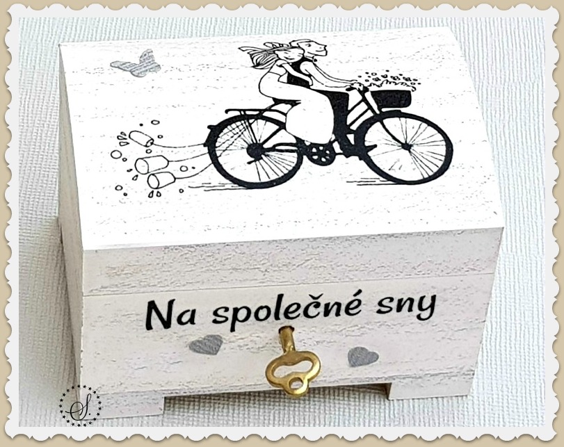 svatební truhlička - pokladnička