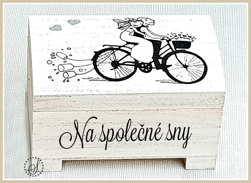 svatební truhlička cesta na kole