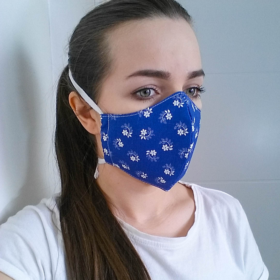 Bavlněná rouška dámská AKCE 3+1 ZDARMA