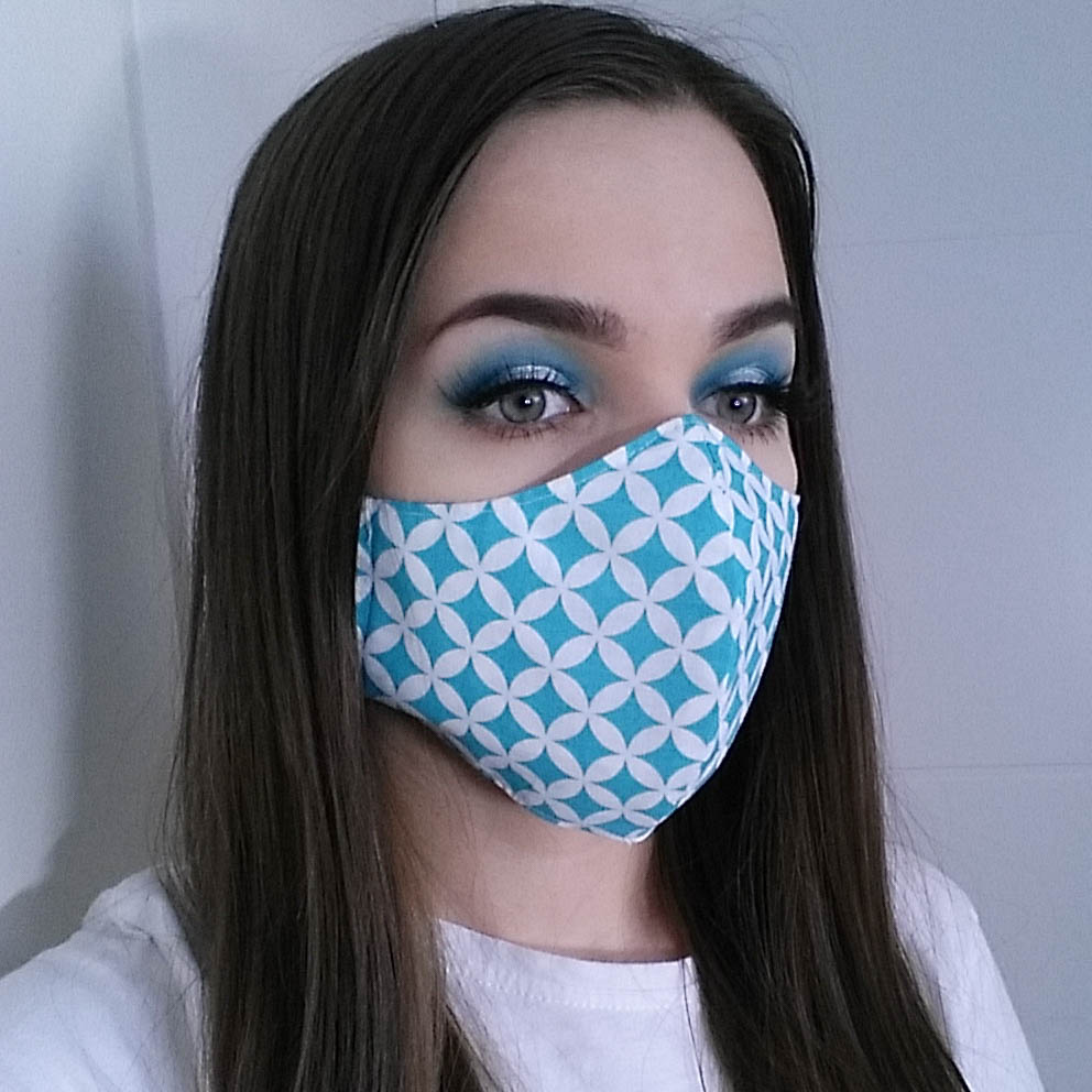 Bavlněná rouška dámská AKCE 3+1 ZDARMA