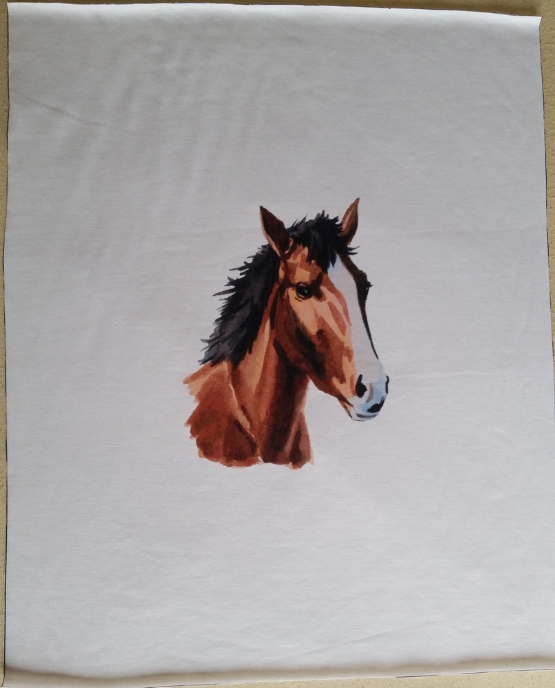 Panel z úpletu - Kůň