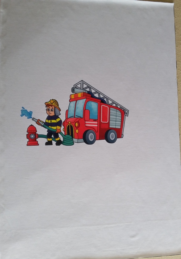 Panel z úpletu - Hasiči