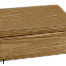dřevěná truhla - bedýnka s víkem