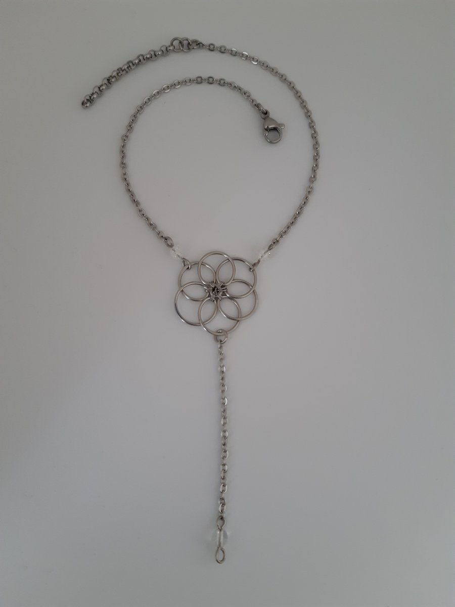 Nákotník - KVĚT ŽIVOTA křišťál chirurgická ocel